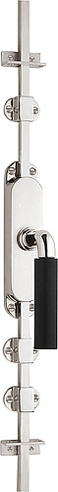 KO-1923 - L TIMELESS KO-1923 espagnolette bolt bright nickel/ebony wood left-turning