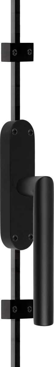 KO-LB2 - L BASICS KO-LB2 espagnolette bolt satin black left-turning