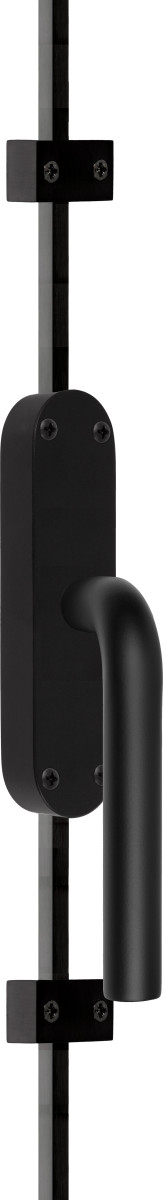 KO-LB3 - R BASICS KO-LB3 espagnolette bolt satin black right-turning