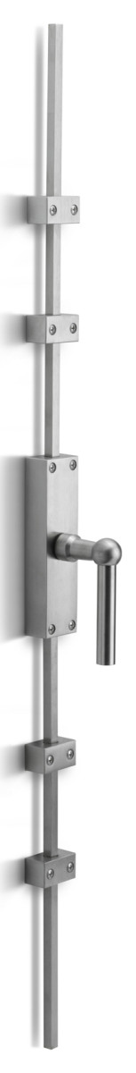K-FVL85 - L FERROVIA K-FVL85 espagnolette bolt satin stainless steel left-turning