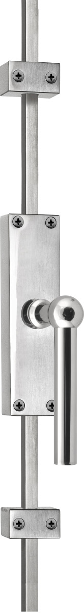 K-FVL100 - L FERROVIA K-FVL100 espagnolette bolt polished stainless steel left-turning