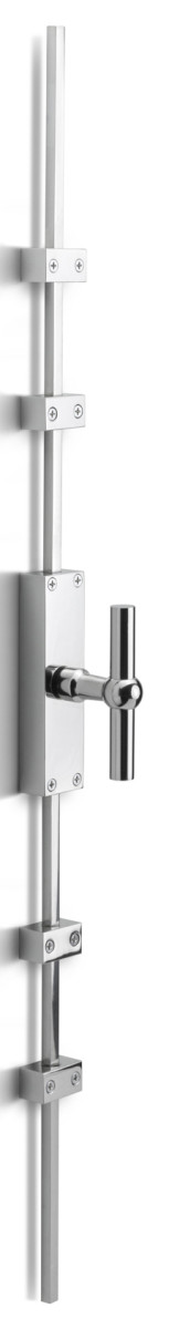 K-FVT100 - R FERROVIA K-FVT100 espagnolette bolt polished stainless steel right-turning