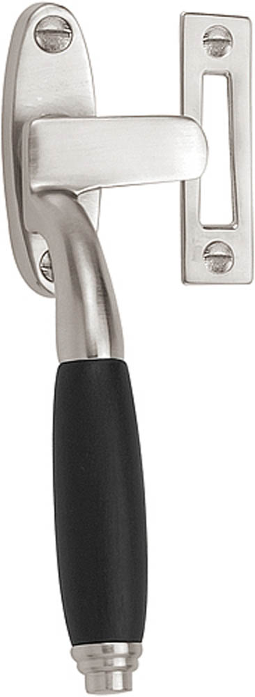 RB-1934 - L TIMELESS RB-1934 casement fastener satin nickel/ebony wood (for outward opening windows) left-turning