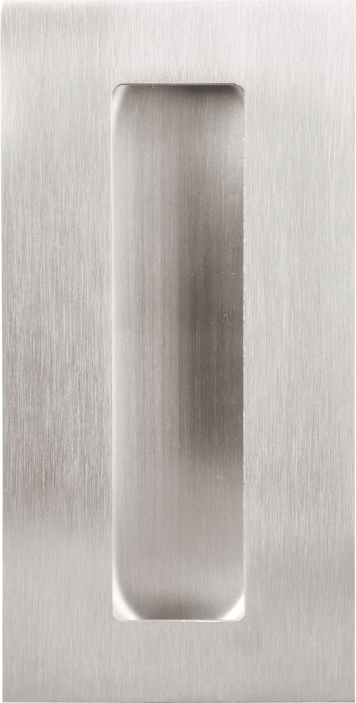LSQ150 - flush pull satin stainless steel