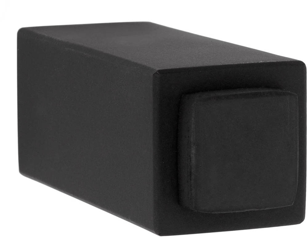 LSQ25 - wall-mounted door stop satin black