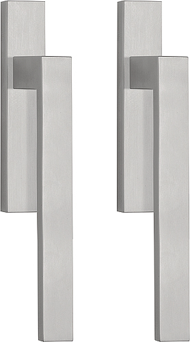 LSQ231PA - set of lift-up sliding door handles blank satin stainless steel
