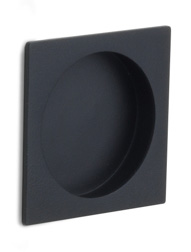 LSQ54 - single flush pull satin black