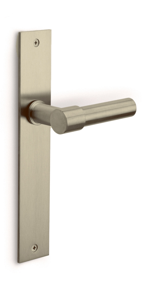 PBL20P236SFC - solid unsprung door handle on blind plate