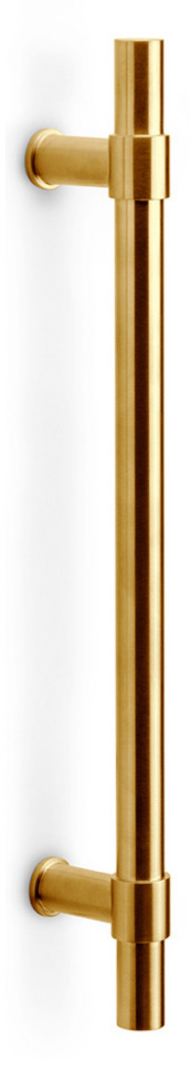 PB400 - IM ONE PB400 PS pull handle with bolt-through fixing PVD satin gold