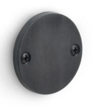 PBB50 - blank escutcheon PVD satin black