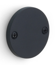 PBB50 - blank escutcheon satin black