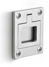 PB60 - flush ring satin stainless steel