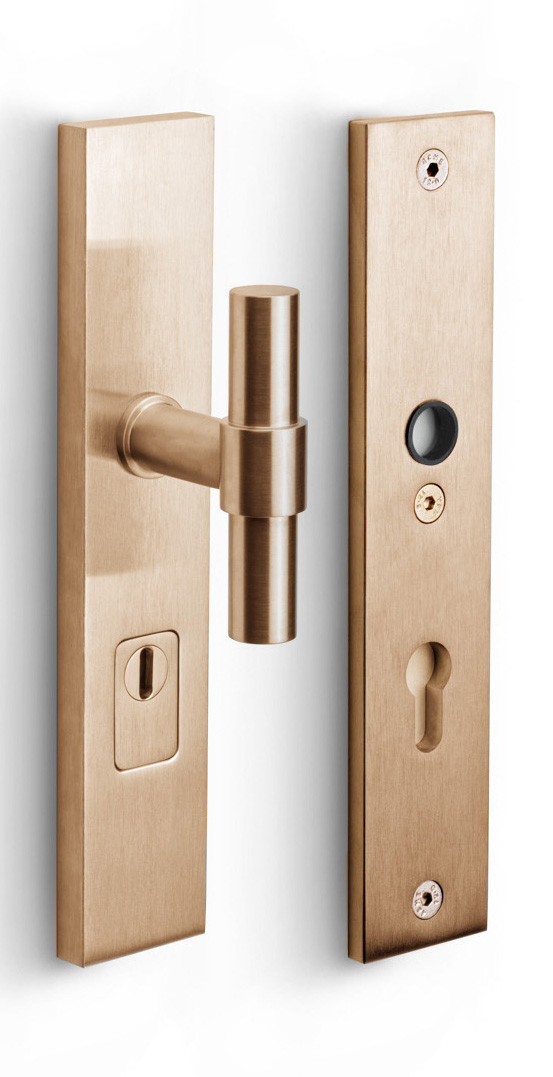 PB2050KTY72 - solid security plates with cylinder protection to suit knob/handle SKG*** PC72