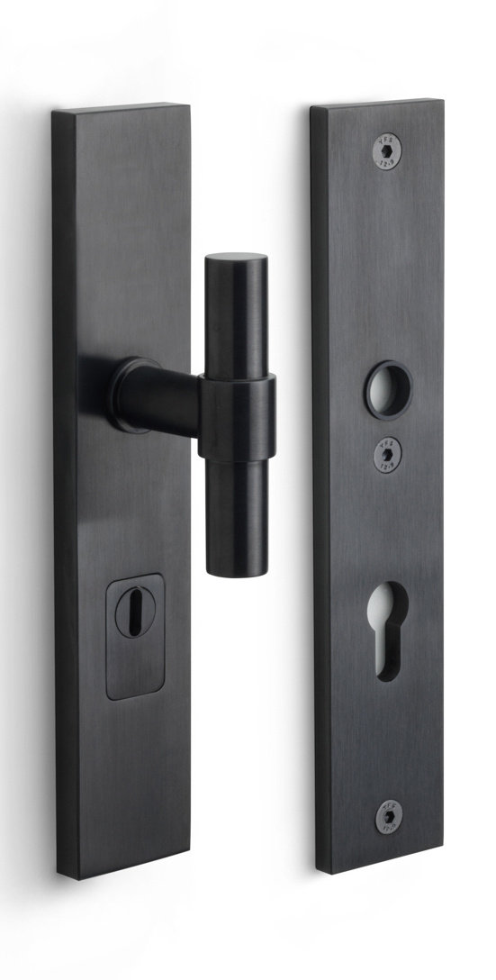 PB2050KTY72 - solid security plates with cylinder protection to suit knob/handle SKG*** PC72