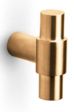 PBKY - knob to operate cylinder PVD satin gold