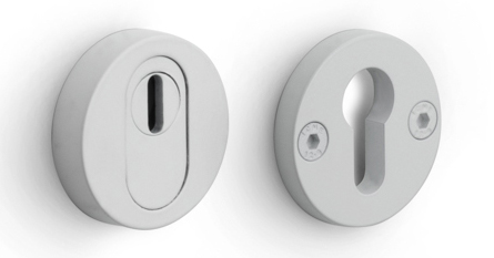 PBVEIL-KT - security escutcheons with cylinder protection cover SKG*** white