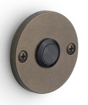 PB52 - bell push bronze (bell button in satin black)