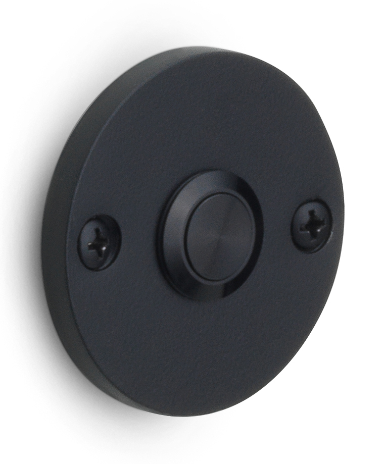 PB52 - bell push satin black