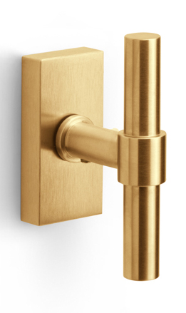 PBT15-DK - non-locking tilt and turn window handle PVD satin gold