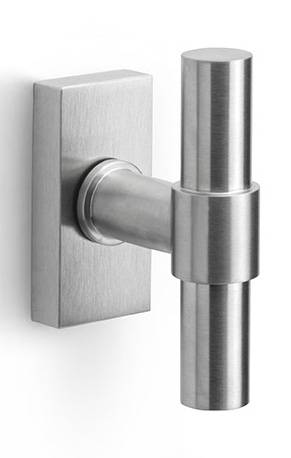 PBT20-DK - non-locking tilt and turn window handle satin stainless steel