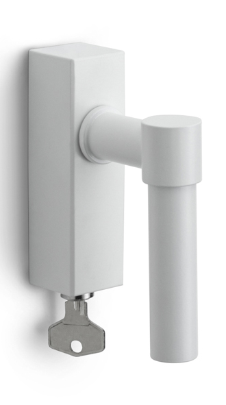 PBL20-DKLOCK - locking tilt and turn window handle white
