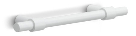 PB195/96 - cabinet handle 96mm c.t.c. white