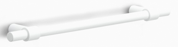 PB195/160 - cabinet handle 160mm c.t.c. white
