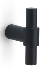 PB14 - cabinet knob 14mm satin black