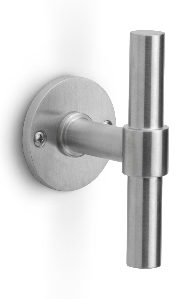 PBT15V/50 - fixed knob on rose satin stainless steel
