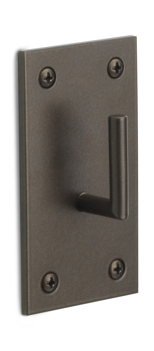 PB90 - coat hook medium 90x50x3mm bronze