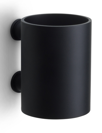 PB101 - toothbrush holder wall-mounted satin black