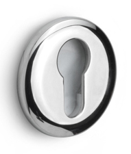 EVBY52 - profile cylinder escutcheon polished stainless steel