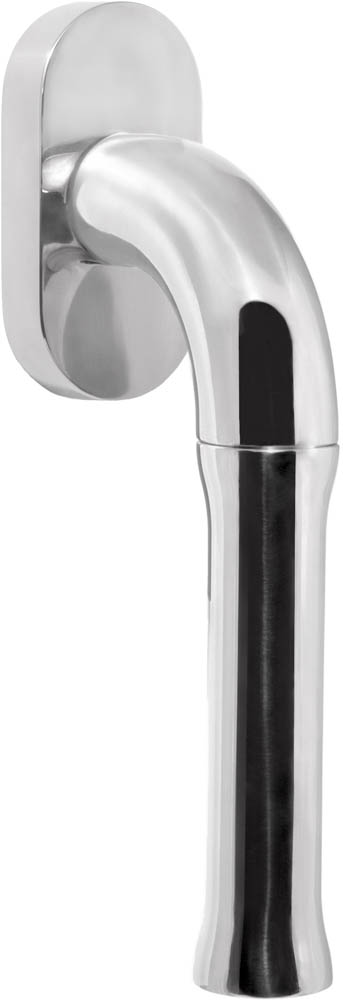 EV100-DK-O - non-locking tilt and turn window handle polished stainless steel