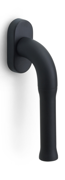 EV100-DK-O - non-locking tilt and turn window handle satin black