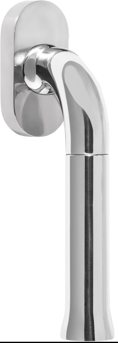 EV101-DK-O - non-locking tilt and turn window handle polished stainless steel