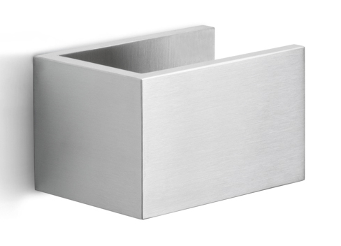 BM200V - fixed front door knob satin stainless steel