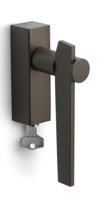 BB100-DKLOCK - L TENSE BB100-DKLOCK locking tilt and turn window handle bronze left-turning