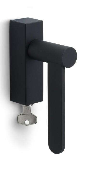 BB102-DKLOCK - L TENSE BB102-DKLOCK locking tilt and turn window handle satin black left-turning
