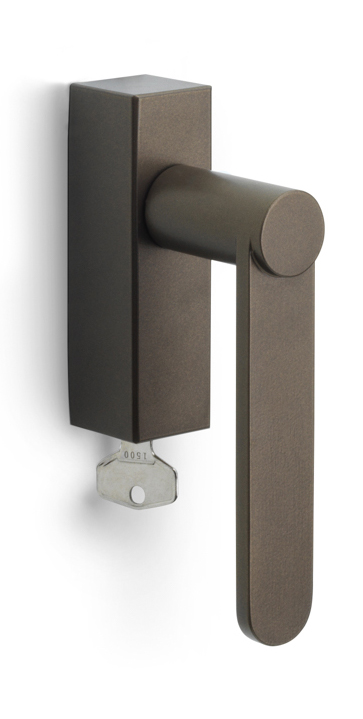 BB103-DKLOCK - R TENSE BB103-DKLOCK locking tilt and turn window handle bronze right-turning