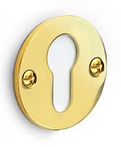 LZBY50 - profile cylinder escutcheon brass unlacquered