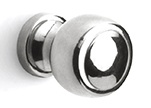LZ25M - solid cabinet knob  satin stainless steel