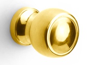 LZ30M - solid cabinet knob  satin stainless steel