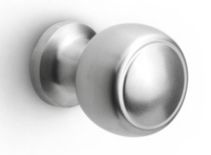 LZ35M - solid cabinet knob  satin stainless steel