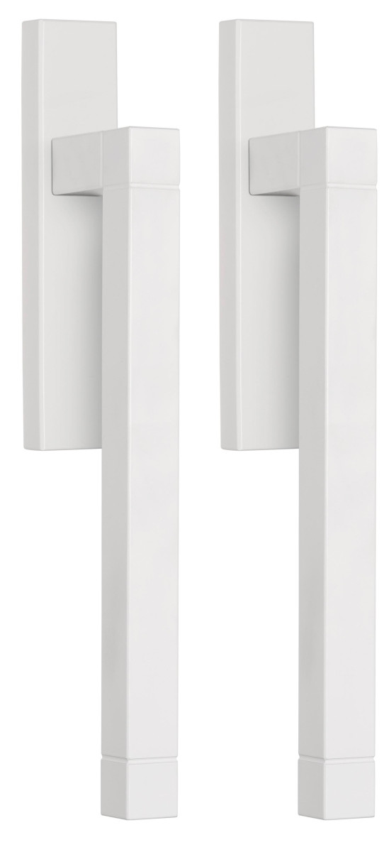 JB230PA - set of lift-up sliding door handles blank white