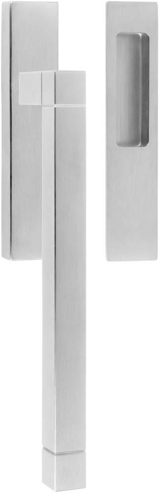 JB230 - lift-up sliding door handle blank satin stainless steel