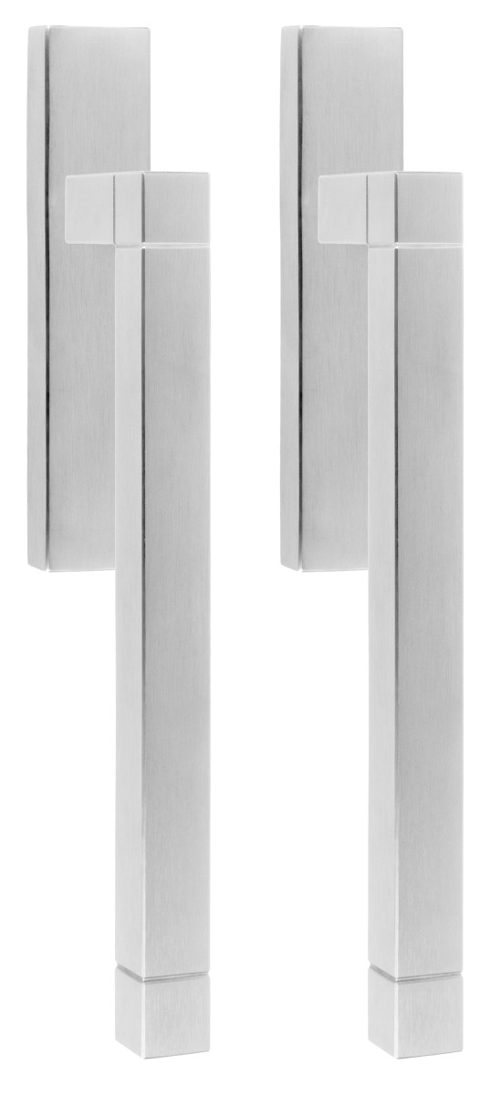 JB230PA - set set hefschuifdeurbeslag blind mat rvs