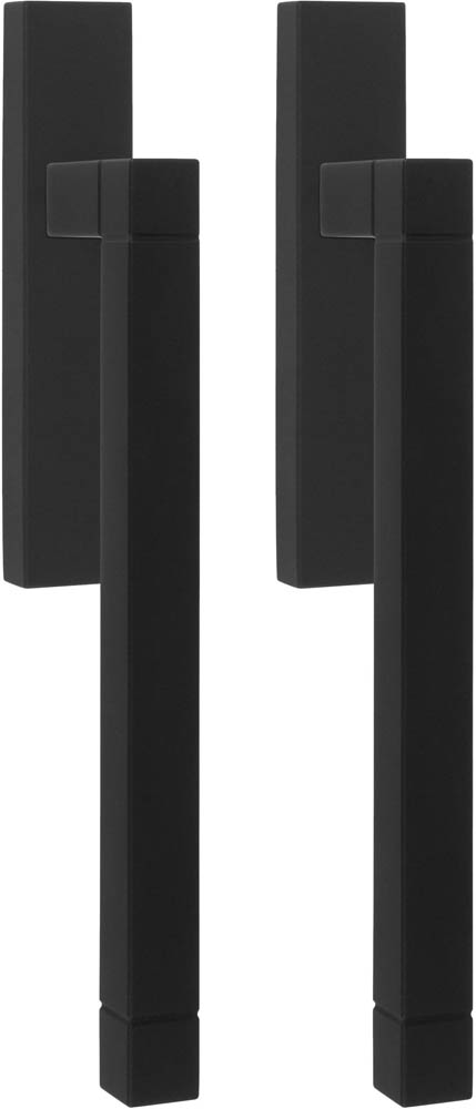 JB230PAY - set of lift-up sliding door handles profile cylinder hole Y69 satin black