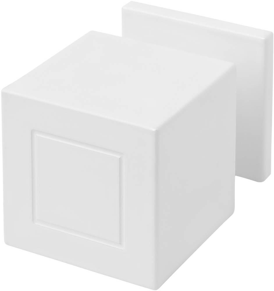 JB200V - fixed (front) door knob white