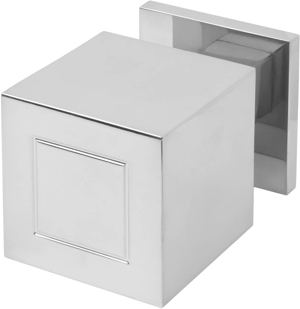 JB200V - fixed (front) door knob polished stainless steel
