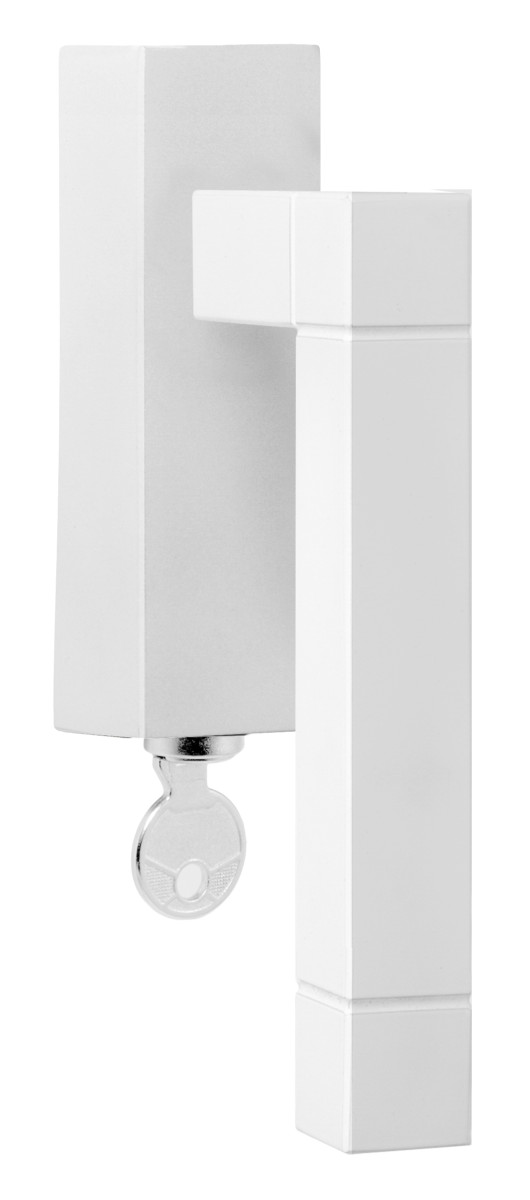 JB100-DKLOCK - L SQUARE JB100-DKLOCK locking tilt and turn window handle white left-turning